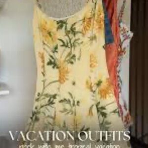 Reformation Yellow Floral Camisole Dress